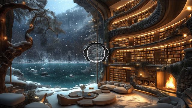 Winter Ambience: Jazz and Blues Music #3 #study #relaxingmusic #sleep смотреть онлайн