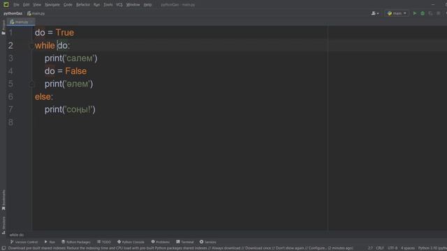 Python тілі: While циклі смотреть онлайн