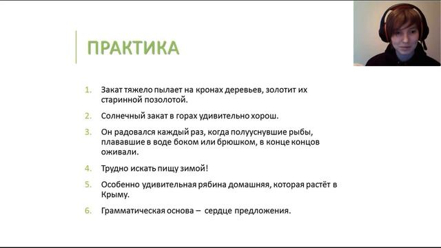 ОГЭ Русский язык. Практика: находим подлежащее и сказуемое смотреть онлайн