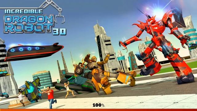 Incredible Dragon Robot 3D Android GamePlay FHD смотреть онлайн