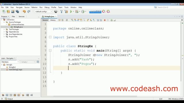 StringJoiner Class in Java | Java 8 StringJoiner with example смотреть онлайн