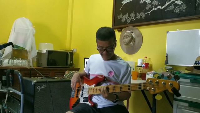 Mark Ronson ft. Bruno Mars - Uptown funk (bass cover) @home by ป๋า Tum смотреть онлайн