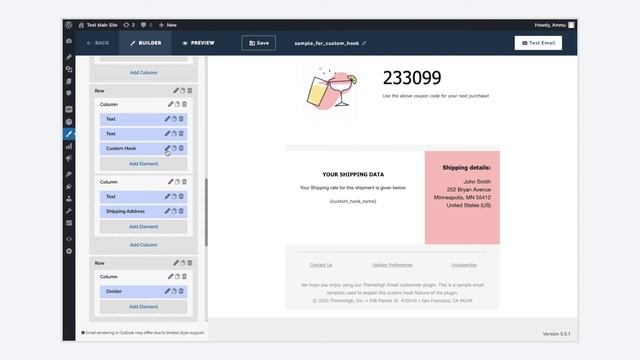 How to add Custom Hooks in Email Templates Using Email Customizer for WooCommerce. смотреть онлайн