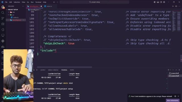 [TURORIAL] How to set up typescript Project смотреть онлайн