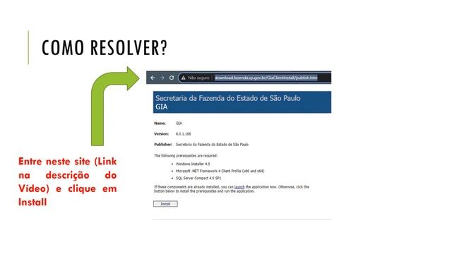 ERRO AO INSTALAR O GIA NO WIN 7 - RESOLVIDO смотреть онлайн