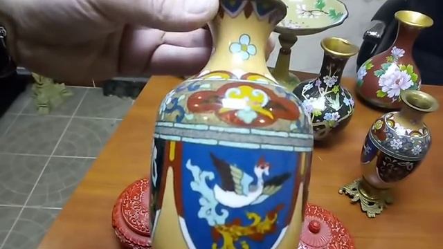 Китай! Клуазоне! Перегородчатая эмаль! смотреть онлайн