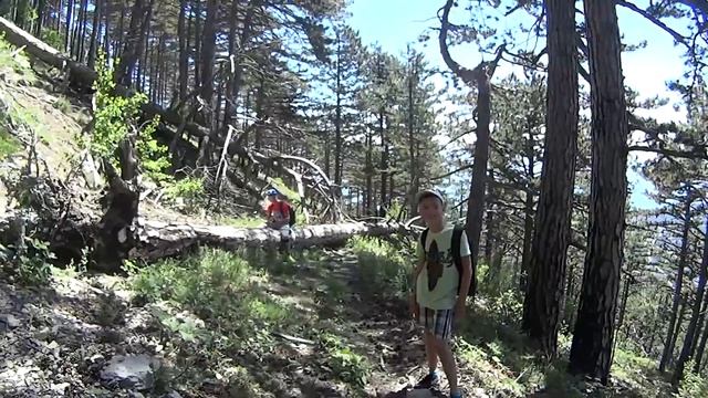 Подьём по хребту "Иограф". Крым. Ялта. смотреть онлайн