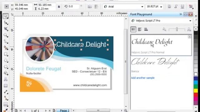 Tutorial CorelDRAW Choosing fonts with Font Playground смотреть онлайн