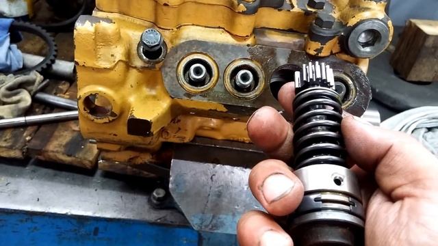 Техпривет. CAT 3408. Собираем тнвд.