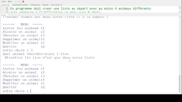 SNT - Python - Vidéo 9 - 2 exercices sur les listes смотреть онлайн