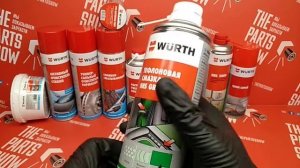 WURTH - Тефлоновая смазка HHS GREASE. Спрей 500 мл. Белая смазка с длительным сроком службы и PTFE.