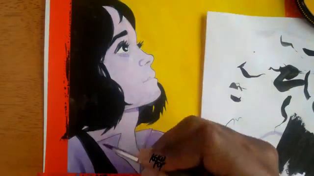 Watercolour Portrait // PAINTING TIMELAPSE