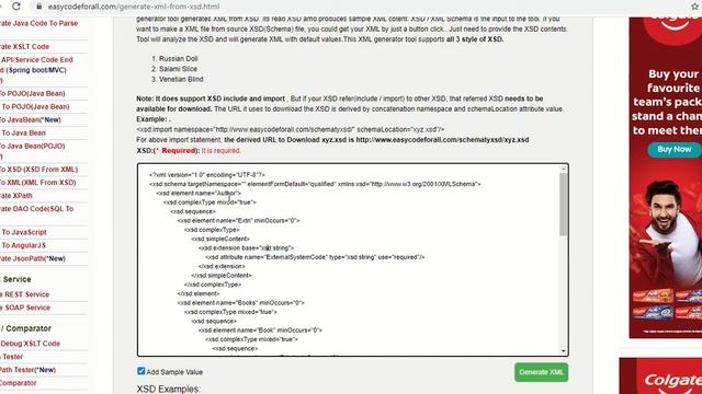 Generate XML from XSD. XSD To XML; XSD To XML Converter Online смотреть онлайн