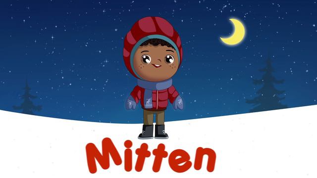 Winter words for kids (flashcards video) смотреть онлайн