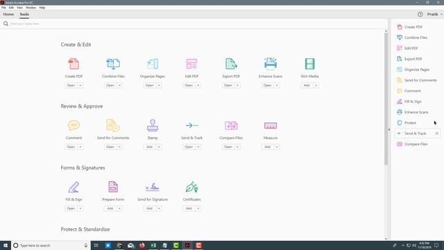 Adobe Acrobat Pro Tutorial - Lesson 1 - Interface смотреть онлайн