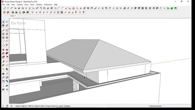 Sketchup House Design 8 (15x30 meter) смотреть онлайн