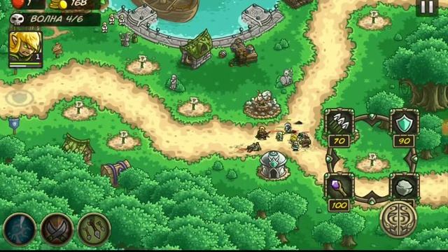 Kingdom Rush Origins "Героическое испытание" - 1 уровень, прохождение ⭐ смотреть онлайн