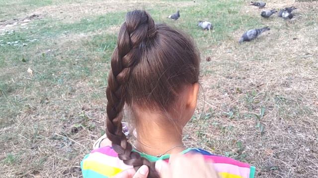 Простая коса. Коса из трех прядей // Simple braid смотреть онлайн