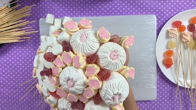 DIY Marshmallow Bouquet | How to Make a Marshmallow Flower Bouquet смотреть онлайн
