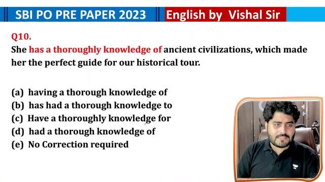 SBI PO Pre 2023 | SBI PO Pre Expected Paper of English - 01 | SBI PO English by Vishal Sir смотреть онлайн