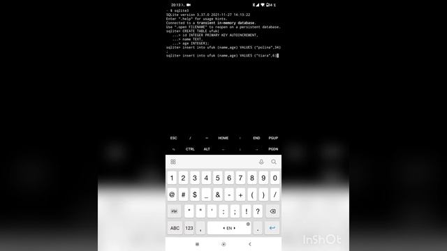 sqlite with termux смотреть онлайн