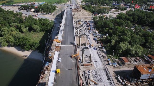 Аэросъемка. Ворошиловский мост. 26-06.2015 смотреть онлайн