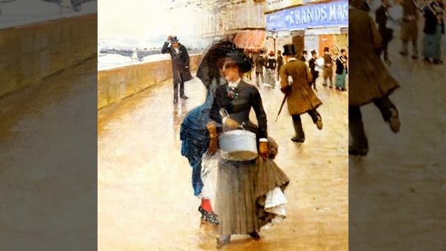 Томас Сухотин смотрит картины Jean Beraud... смотреть онлайн