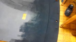 Покраска потолка в черный цвет, в автомобиле часть 1