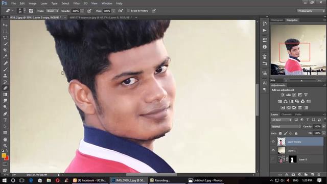 Photoshop Manipulation Tutorial For beginner | Change Hair Colour, Backround, Effect Light and Fon смотреть онлайн