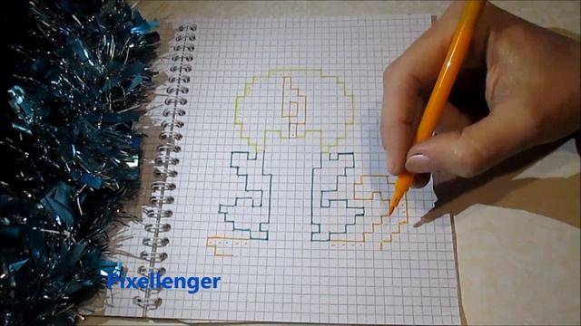 Christmas Candle How to Draw Pixel Art Icon смотреть онлайн