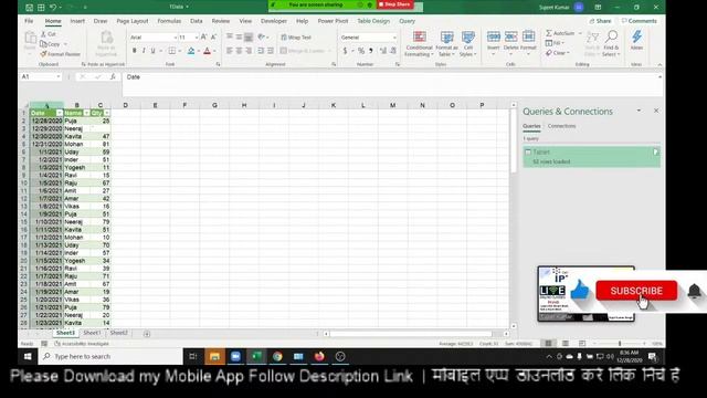 Power Query in Excel - Advanced Excel Tutorial in Hindi смотреть онлайн