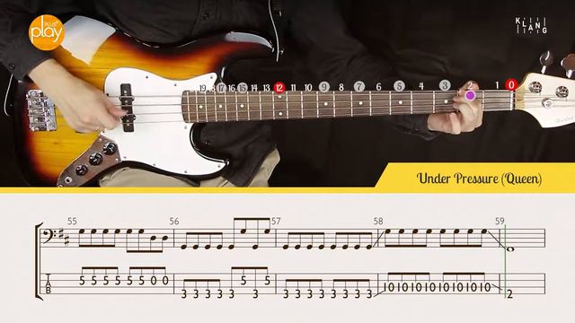 [Bass Tutorial] Under Pressure (Queen) смотреть онлайн