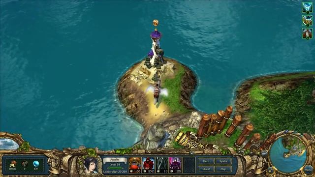 Let's Play King's Bounty: Crossworlds (/ Armored Princess) - 42 - Dreadful Boss Battles смотреть онлайн