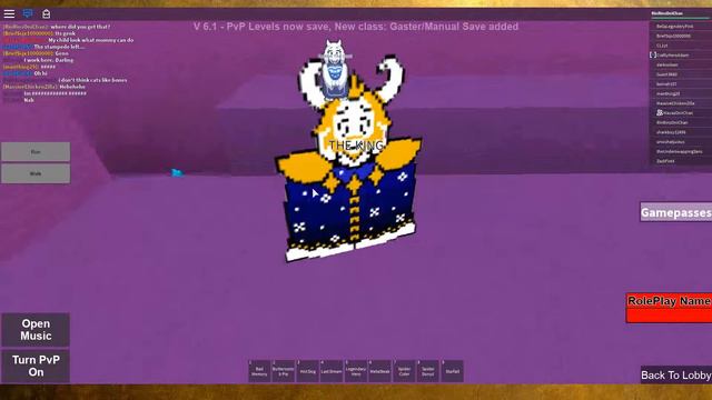 Robert (Toriel) and I adopt a child in Robloxs Undertale RP Server смотреть онлайн