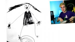 Страшные рисунки детей 🎨🖌️. ( Видео было взято с канала Данкар )