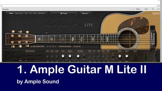 Free Acoustic Guitar VST Instrument Plugins смотреть онлайн