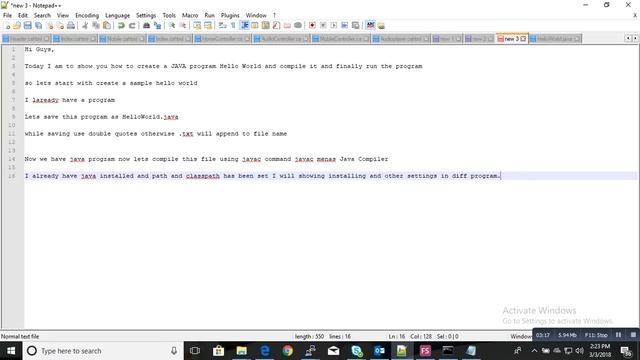 Java Compilation and Executing/running program смотреть онлайн
