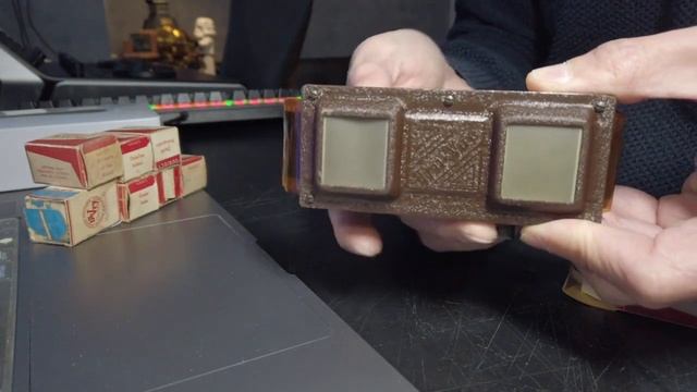 Trv-Vue Brown Bakelite Stereoscope photo slide viewer 1936 смотреть онлайн