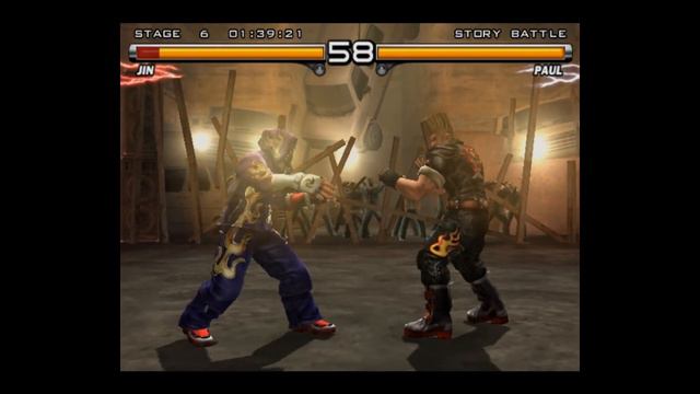 Tekken 5 (PS2) Story Battle Jin Kazama смотреть онлайн