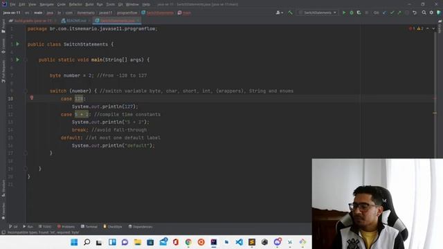 Controlling progam flow - switch statements смотреть онлайн