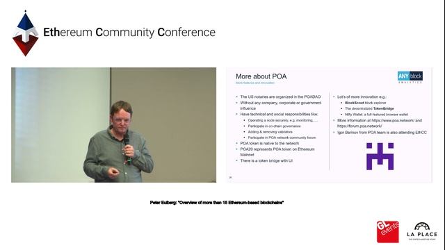 Peter Eulberg: "Overview of more than 15 Ethereum-based blockchains" смотреть онлайн
