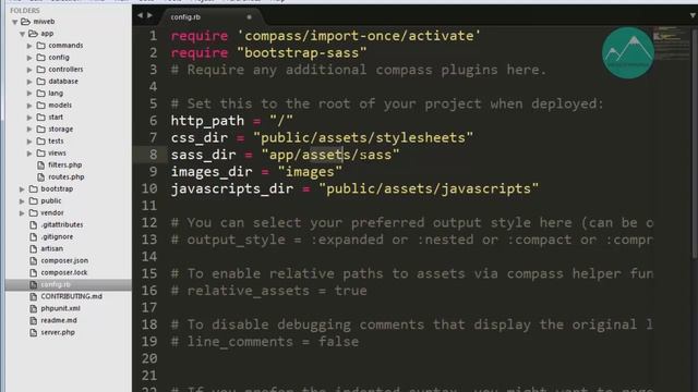 Laravel y bootstrap con ruby compass смотреть онлайн