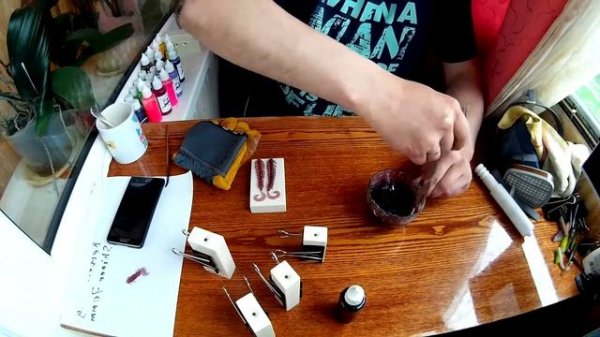 Литье силиконовых приманок. Пробую копировать "Grape" от Keitech