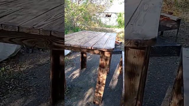 стол, скамейка, лавочка из паддонов, из паллет смотреть онлайн