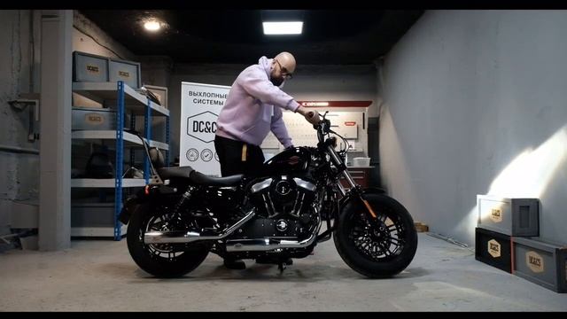 Выхлоп Harley Davidson Sportster DC&CS Демоны спокойствия