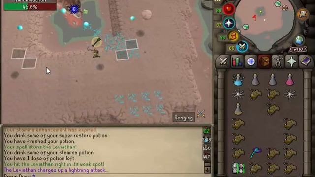 How To Lightning Skip The Leviathan - OSRS (Duck Waddle Strategy)
