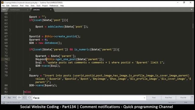 Social Website from scratch - Part 134 - Comment notifications | OOP PHP with MYSQL Database смотреть онлайн