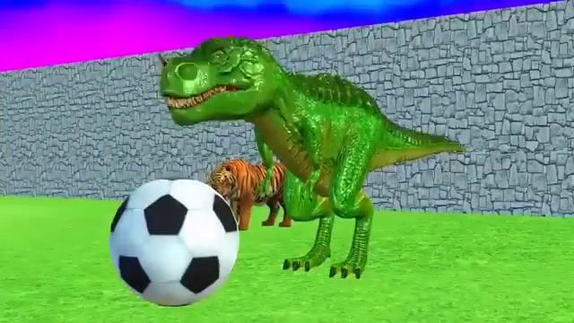 Crossing Fountain Transfoation with Elephant,Gorilla,Tiger,Hippo,Zombie,T Rex смотреть онлайн