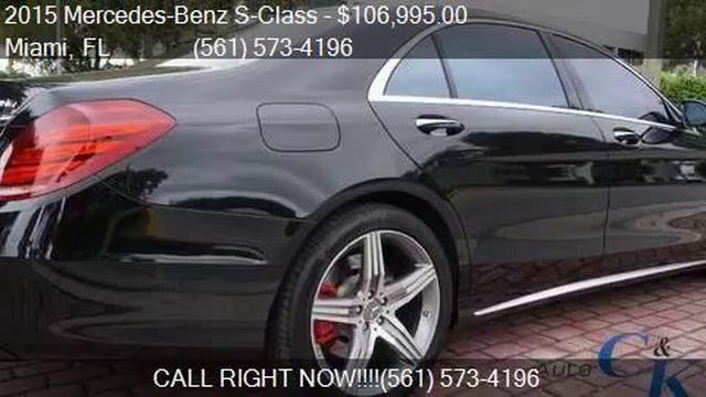 2015 Mercedes-Benz S-Class S63 AMG AWD 4MATIC 4dr Sedan for смотреть онлайн