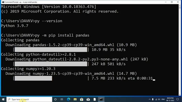 How to download pandas in python. смотреть онлайн